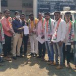 नवाब मलिक यांच्या अटकेचा राष्ट्रवादी काँग्रेस, युवक राष्ट्रवादी आघाडीच्यावतीने निषेध…..