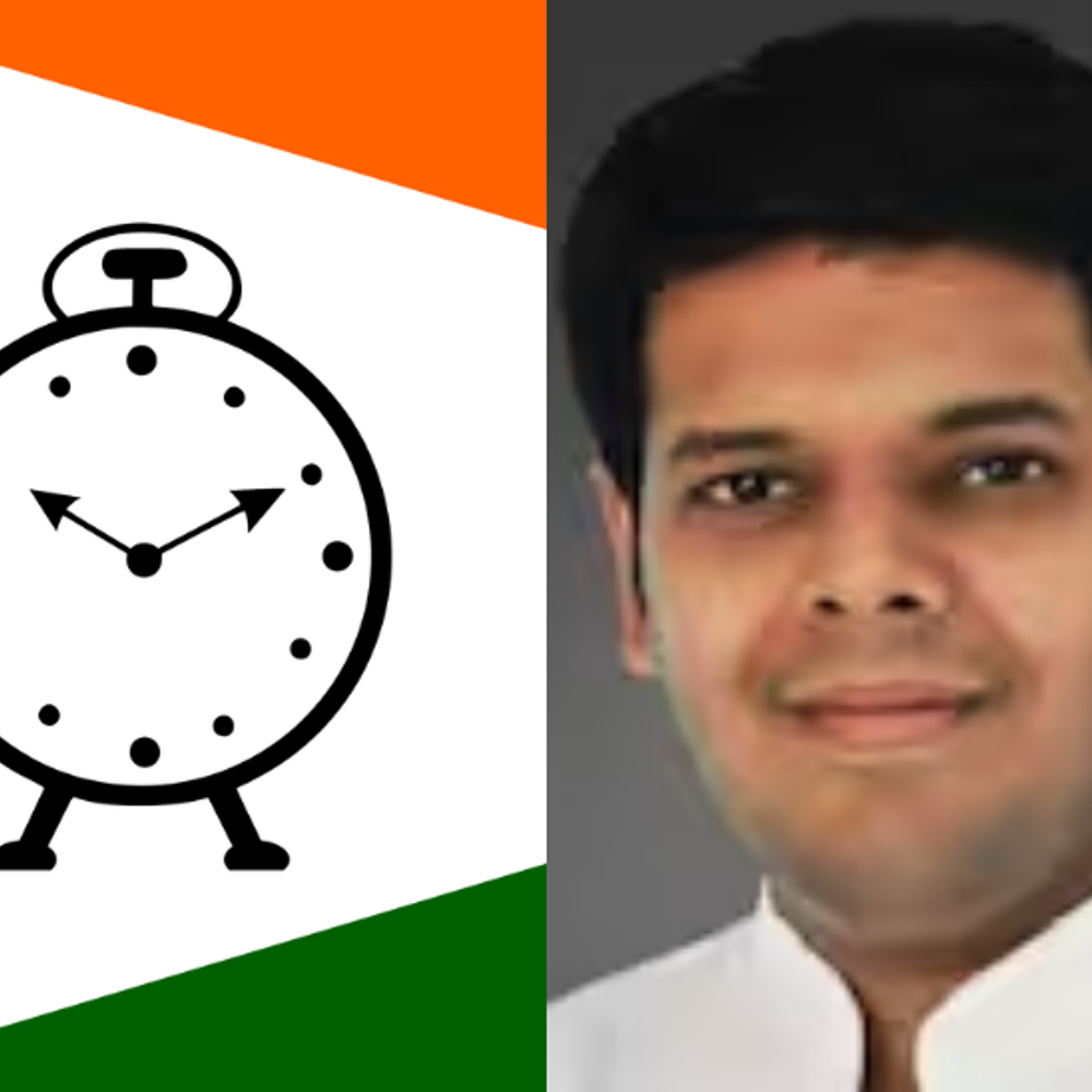 ठाण्यातील डावखरे कुटुंबात मोठी फूट:भाजप नेते निरंजन डावखरे यांच्या भावाचा राष्ट्रवादीत प्रवेश; तटकरे, वळसे, भुजबळांनी केले स्वागत