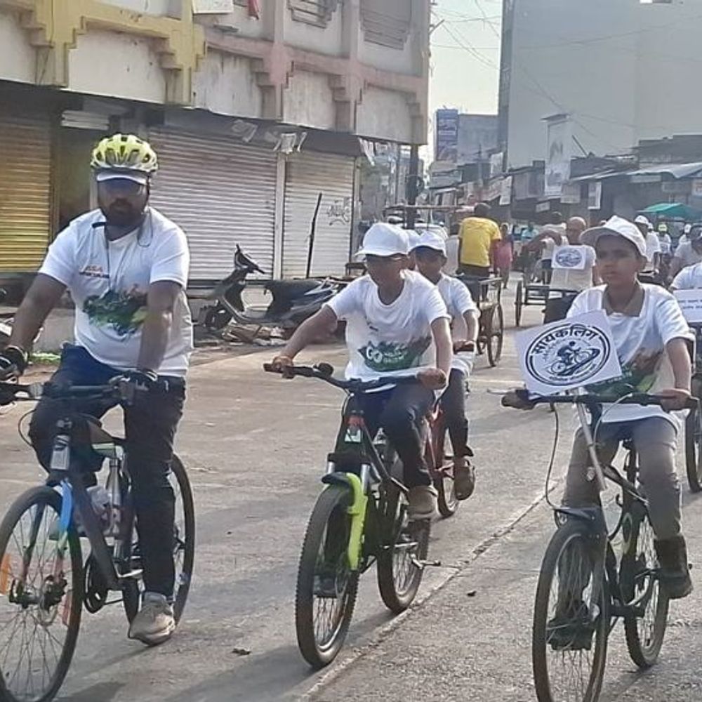 सायकलस्वारांचा ग्रीन हिंगोली हेल्दी हिंगोलीचा संकल्प:रॅलीला मोठा प्रतिसाद, जिल्हा सायकल संघटनेचा पुढाकार