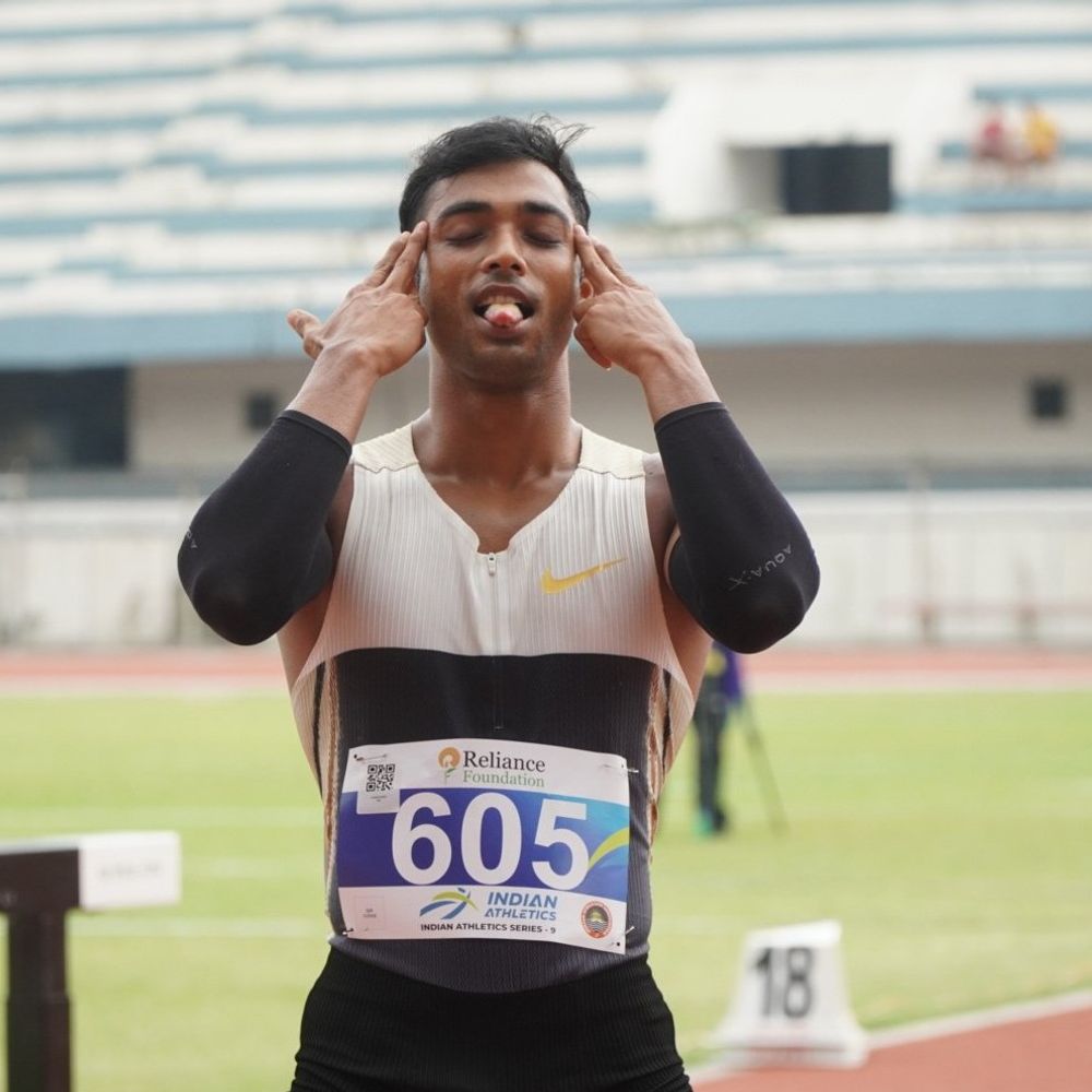 संभाजीनगरच्या तेजस शिर्सेचा राष्ट्रीय विक्रम:13.27 सेकंदात पूर्ण केली 110 मीटर हर्डल शर्यत, कॉमनवेल्थ गेम्ससाठी पात्र ठरला