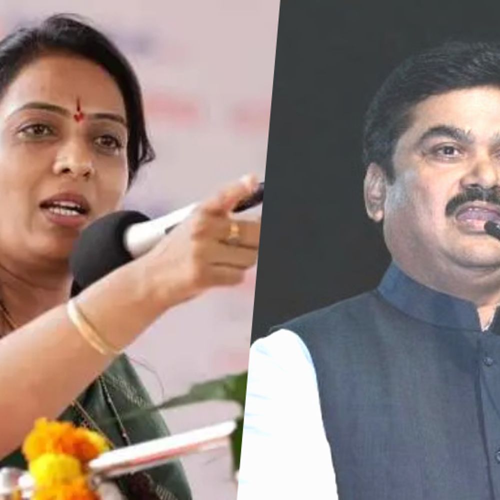 रोहिणी खडसेंचा राम शिंदेंवर पलटवार:अहिल्यानगरच्या एका धोंड्याला फार मिरची लागली, कुंडली काढली तर राजकारणाला रामराम करावा लागेल!