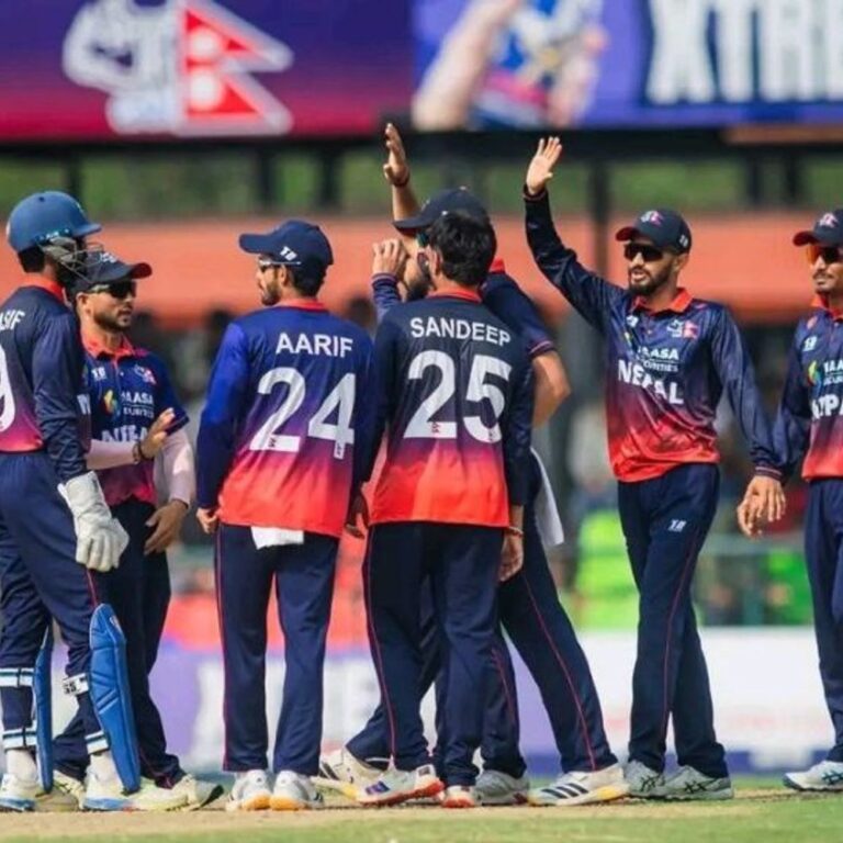 नेपाळने T20 मध्ये दुसऱ्यांदा 300+ धावा केल्या:चीनला 221 धावांनी हरवले; कुशलने एका षटकात 6 षटकार मारले
